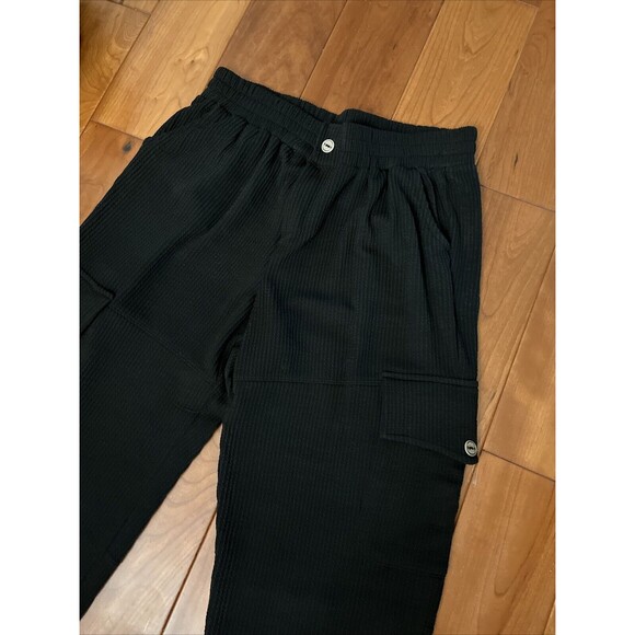 blumin Waffle Cargo Pants Style PP7723 Stretchy Size Large - Picture 2 of 6